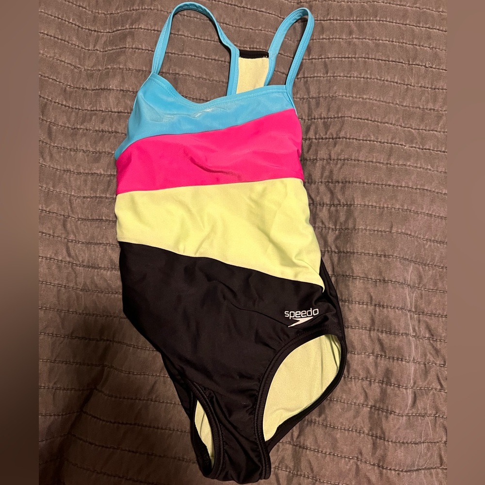 Kids Speedo One Piece Swimsuit Size 7